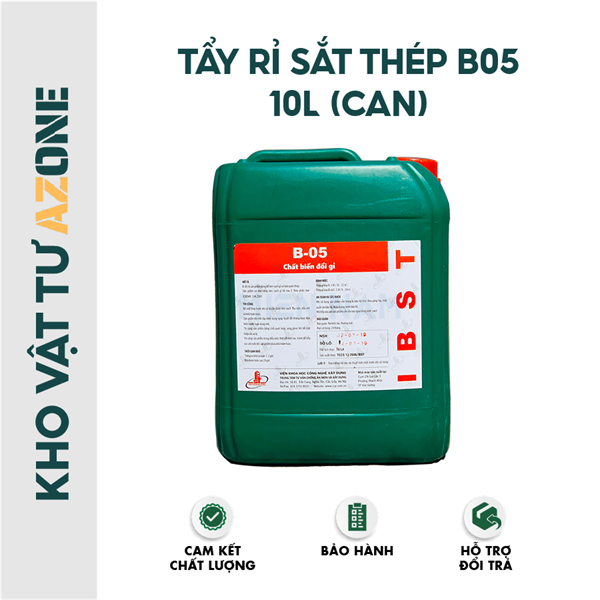 Tẩy rỉ sắt thép B05 - 10L