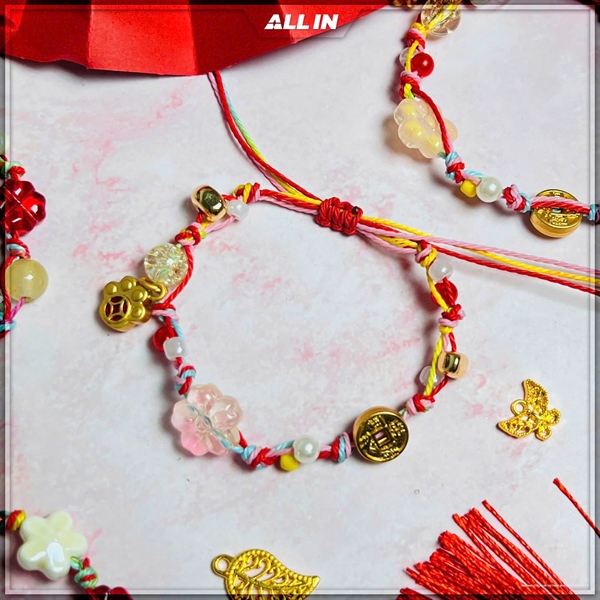 Vòng tay thắt dây ALLIN Như Ý Cát Tường