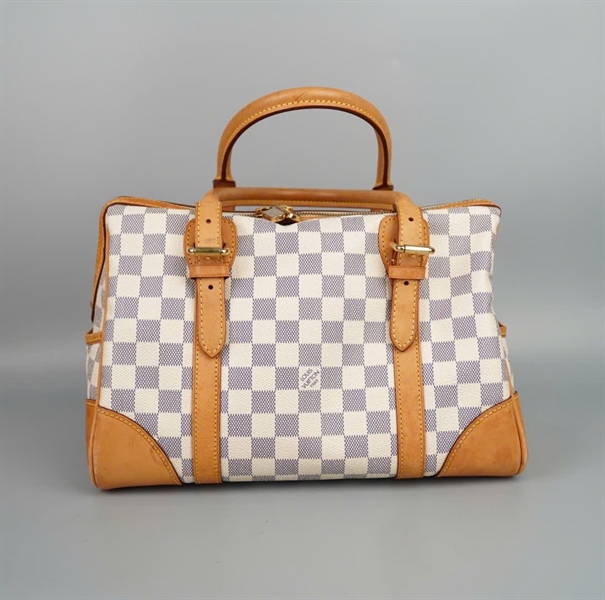 Túi LV speedy ô vuông xám sz32 KG+