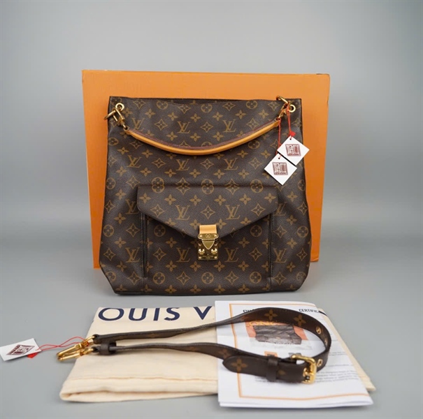 Túi LV Metis Hobo Hoa nâu (FL1123) 2 strap sz35 KG+