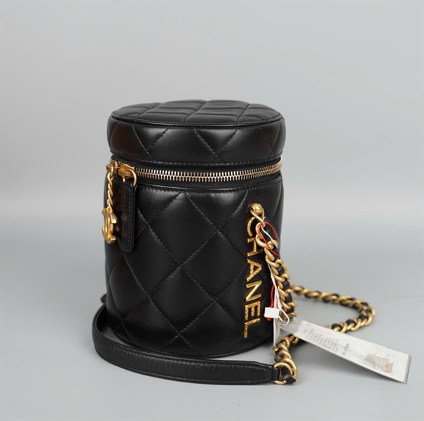 Túi Chanel Vanity đen (EJ61T43A) sz12 (HC) +