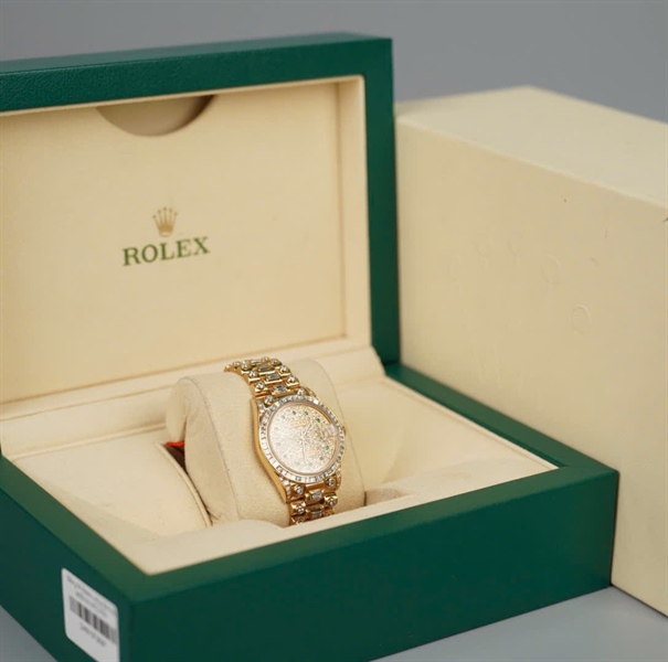 Đồng hồ Rolex vàng đính đá sz30mm (HC) KG+