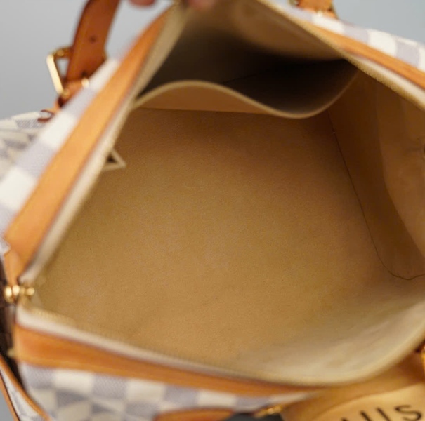 Túi LV speedy ô vuông xám sz32 KG+