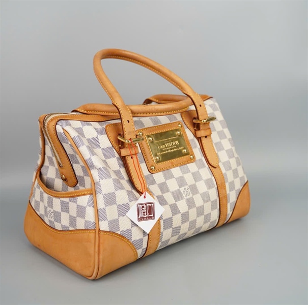 Túi LV speedy ô vuông xám sz32 KG+