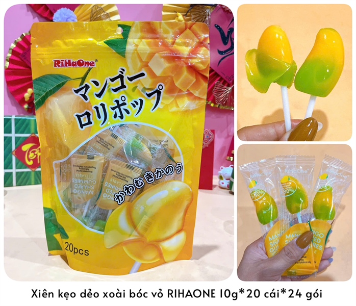 Kẹo dẻo mềm vị xoài-Bịch 20c