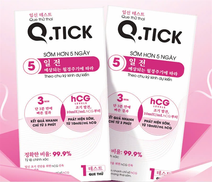 Que thử thai Qtick Hàn Quốc (h/1q)
