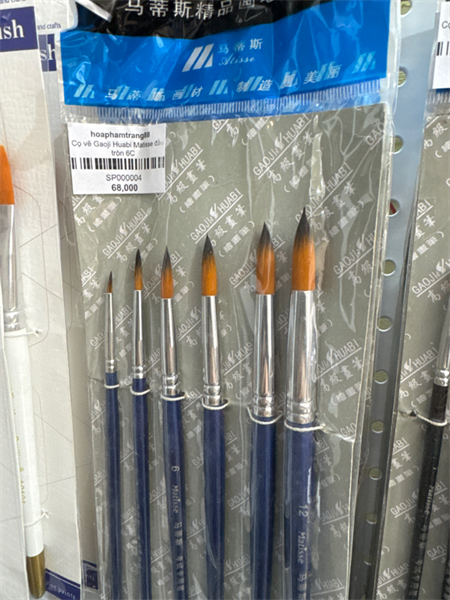 Cọ vẽ Gaoji Huabi Matisse đầu tròn 6C