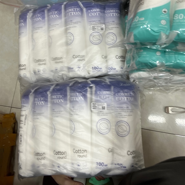 Bông tẩy trang Cotton round 100pcs (hh)