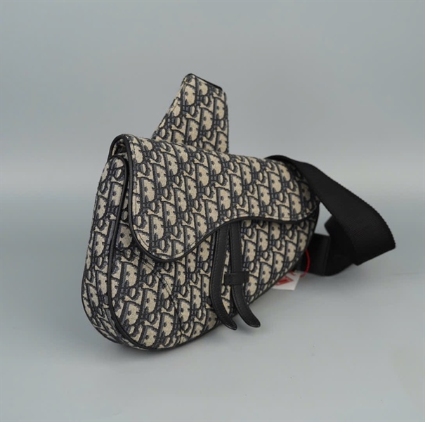 Túi Dior Saddle xám (16-BO-1202) sz26 +