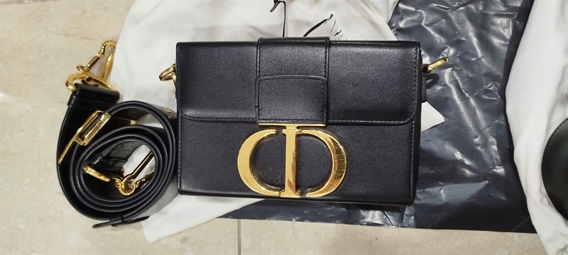 Túi Dior Montaigne box đen sz18 (HC) +