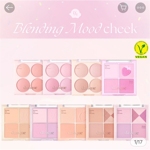 Má hồng Dasique blending mood cheek 04_beige knit