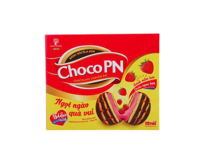 PN bánh choco mứt dâu 264g - Chocolate cake