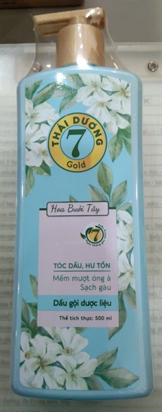 Dầu gội dược liệu TD7 Gold Hoa bưởi tây 500ml - Thái Dương