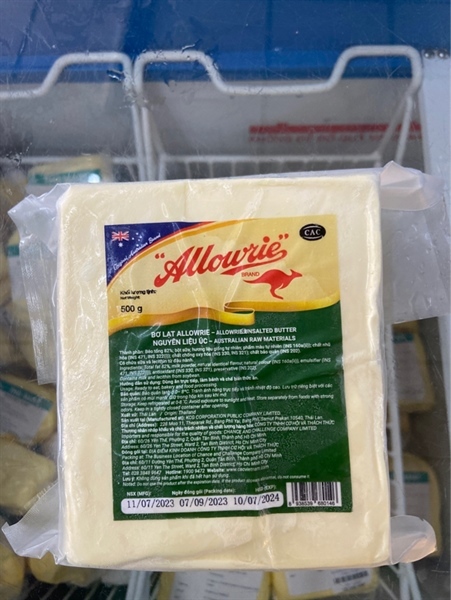 Bơ nhạt, bơ lạt allowrie 500g