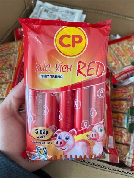 Xúc xích tiệt trùng CP red 200g