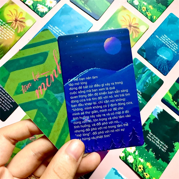 MÌNH Bộ bài healing chữa lành tâm hồn tìm lại mình giúp khám phá bản thân