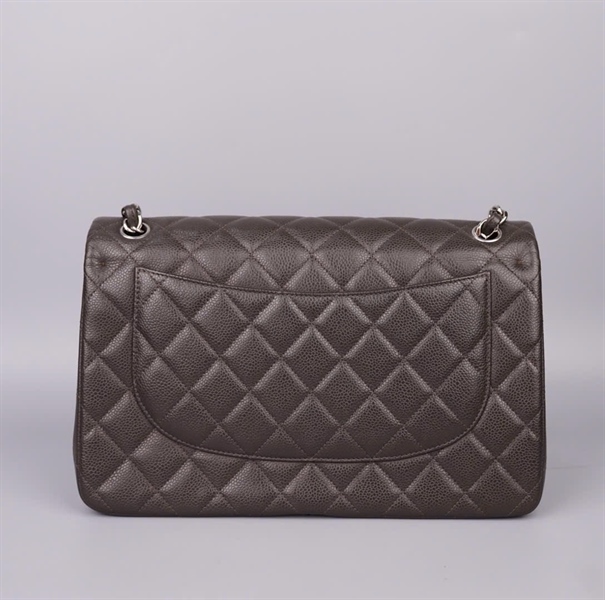 Túi Chanel Classic Jumbo nâu đen (18246635) sz30 KG+