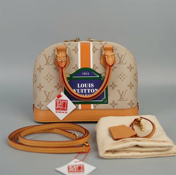 Túi LV Alma nâu in hình sz23( HC)+