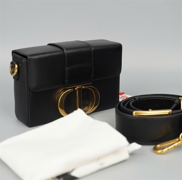 Túi Dior Montaigne box đen sz18 (HC) +
