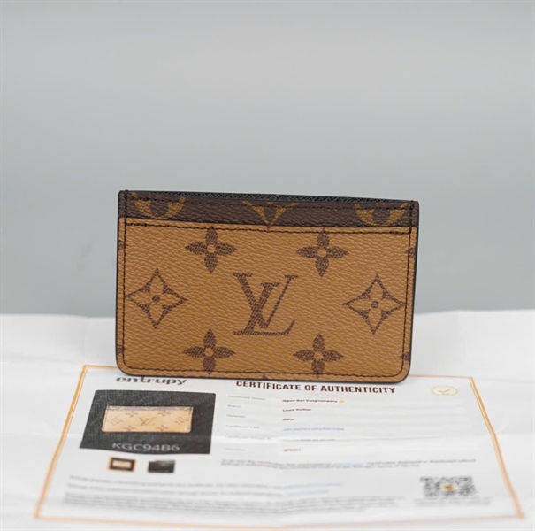 Ví LV card hoa nâu (A-T) KG+