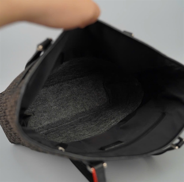 Túi Dior tote xám đen sz25 KG+