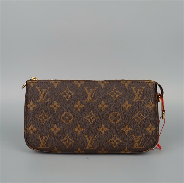 Túi LV Multi Pochette hoa nâu 2strap sz23 (A-T) KG+