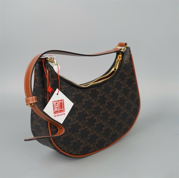 Túi Celine kẹp nách nâu (U-GA-1223-AT-1203) (A-T) sz25 KG+