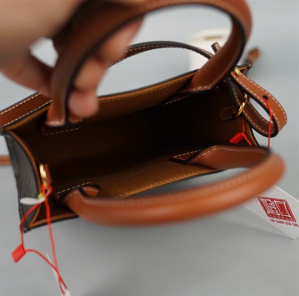 Túi Celine tote nâu sz17 (A-T) KG+