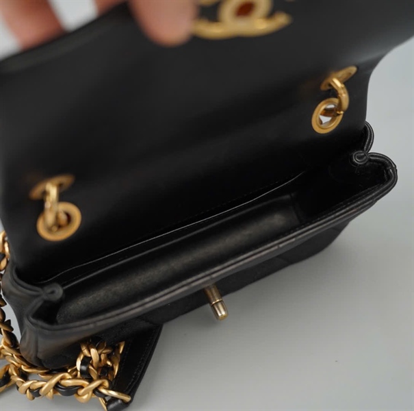 Túi Chanel Handle đen (31126211) sz17 (BQ) KG +