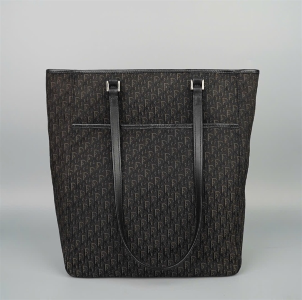 Túi Dior tote xám đen sz25 KG+