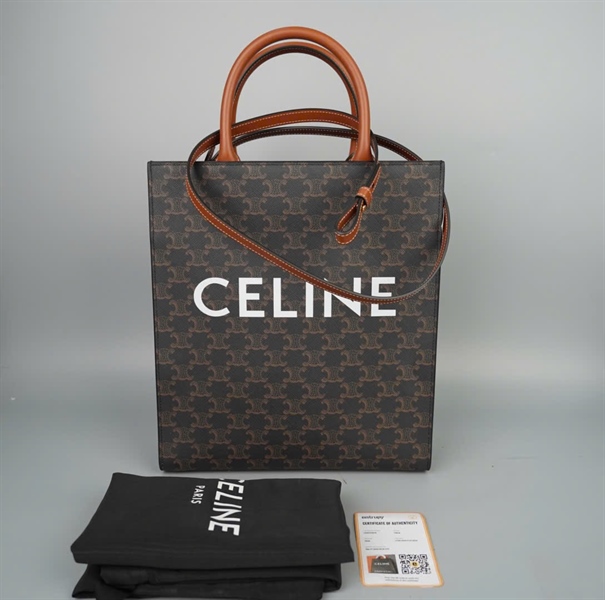 Túi Celine tote nâu sz28 (A-T) KG+