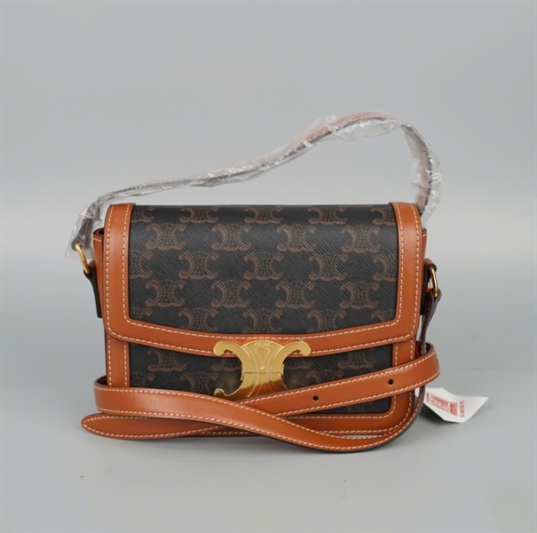 Túi Celine nâu (F-DR-1243) sz18 (A-T) KG+