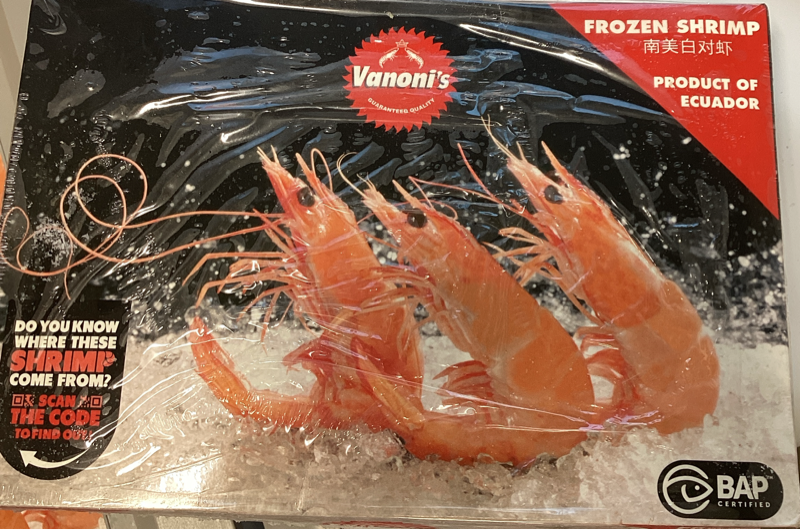 Tôm Sú Vaninos ( Hộp Đỏ )/ 冷凍エビ 2kg