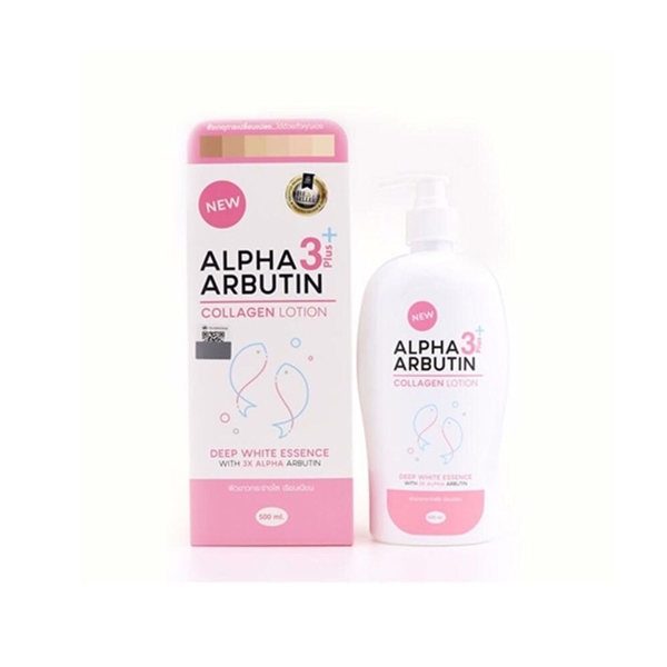 Sữa Dưỡng Trắng Toàn Thân Precious Skin Alpha Arbutin 3 Plus+ Collagen Lotion (Thái Lan) 500ml