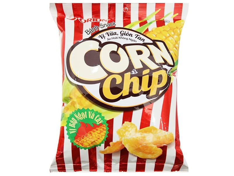 Snack vị bắp ngọt và cay Corn chip gói 35g