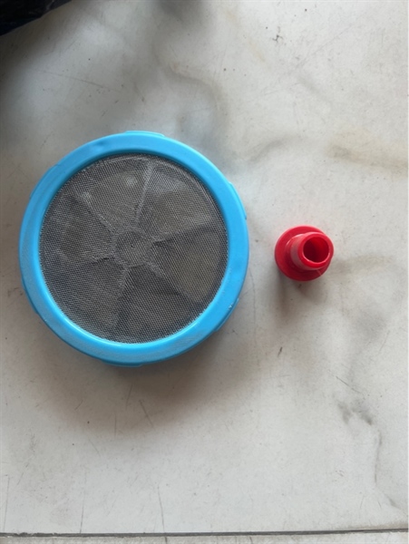 Lược rác xanh có đầu