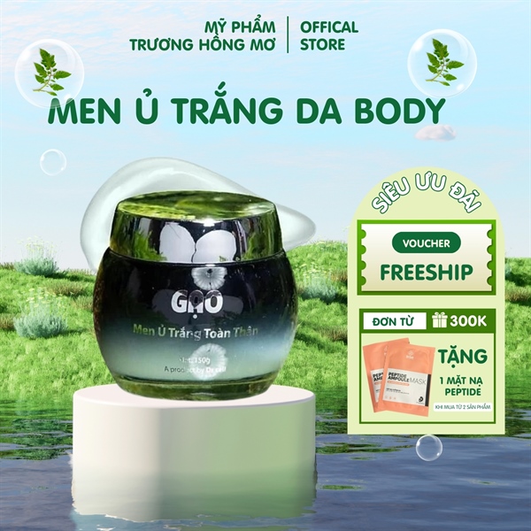 MEN Ủ TRẮNG GẠO BODY DR CELL 150G