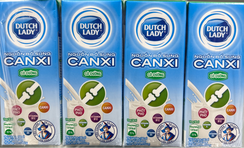 Sữa Hà Lan Canxi Trắng 180ml