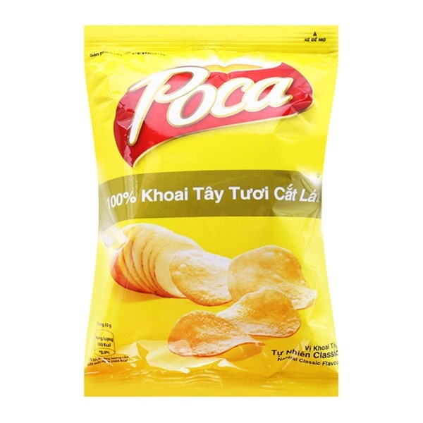 Bim bim Oishi snack cua chua ngọt 45GR
