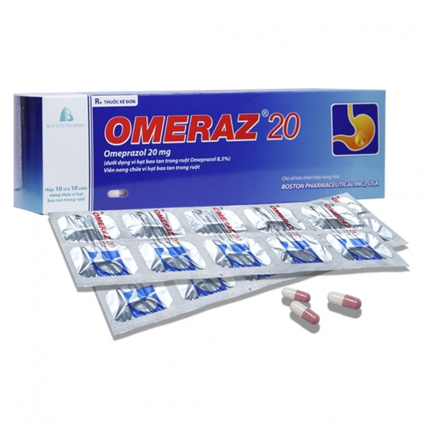 Omeraz Omeprazol 20mg Boston (H/100v)