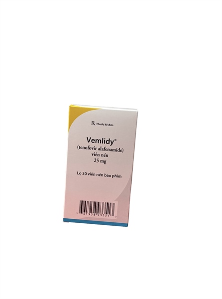 Vemlidy tenofovir alafenamid 25mg gilead (h/30v)