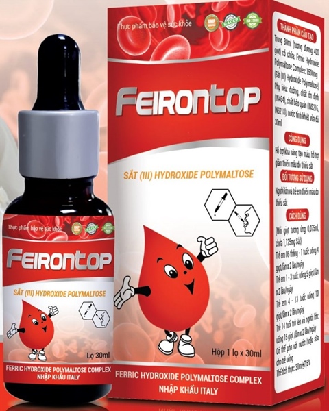 Sắt hữu cơ Feirontop Vicophar (c/30ml)