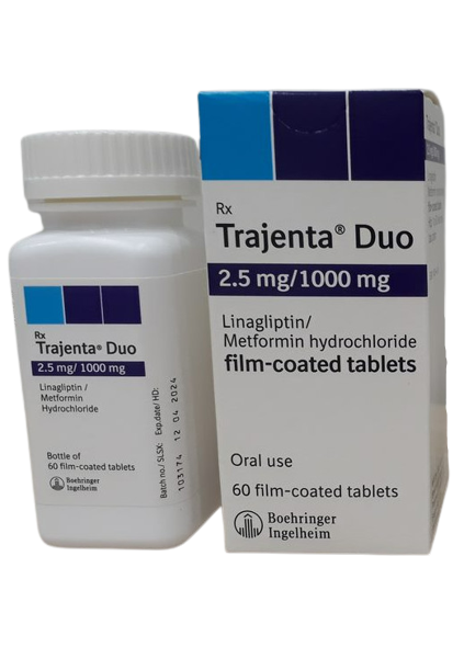 Trajenta duo 2.5mg/1000mg boehringer (c/60v)