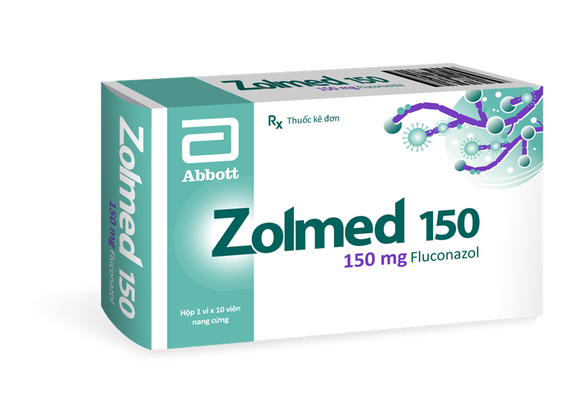 Zolmed fluconazol 150mg abbott (h/10v)