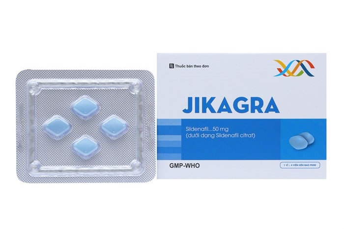 Jikagra sildenafil 50mg gia nguyễn (h/4v)