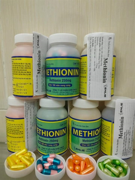 Methionin 250mg Enlie (C/100V)