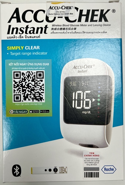 Máy đo đường huyết accu chek instant roche (h/1 máy)