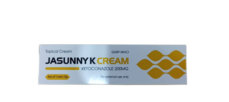 Kem bôi nấm lang ben jasunny k ketoconazol 200mg gia nguyễn (t/10g)