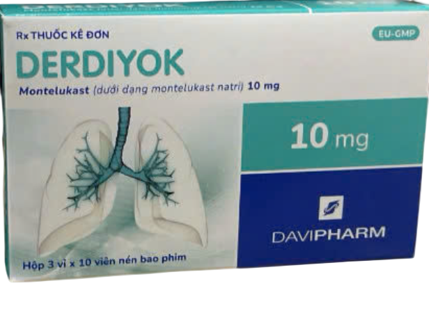 Derdiyok montelukast 10mg davipharm (h/30v)