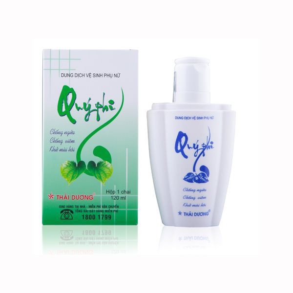 Dung dịch vệ sinh phụ nữ Quý phi Xanh Sao Thái Dương (H/C/120ml)